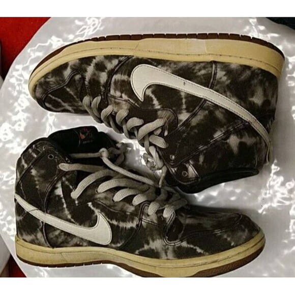 Nike SB Dunk High Premium Tie Dye Rare Sneakers Men's Size 10 Limited Edition - Picture 16 of 16